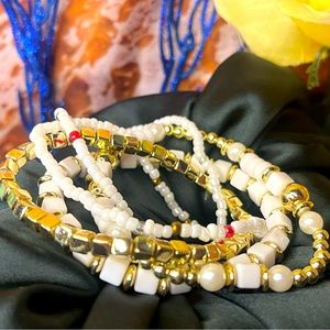Bohemian glass Bracelet set